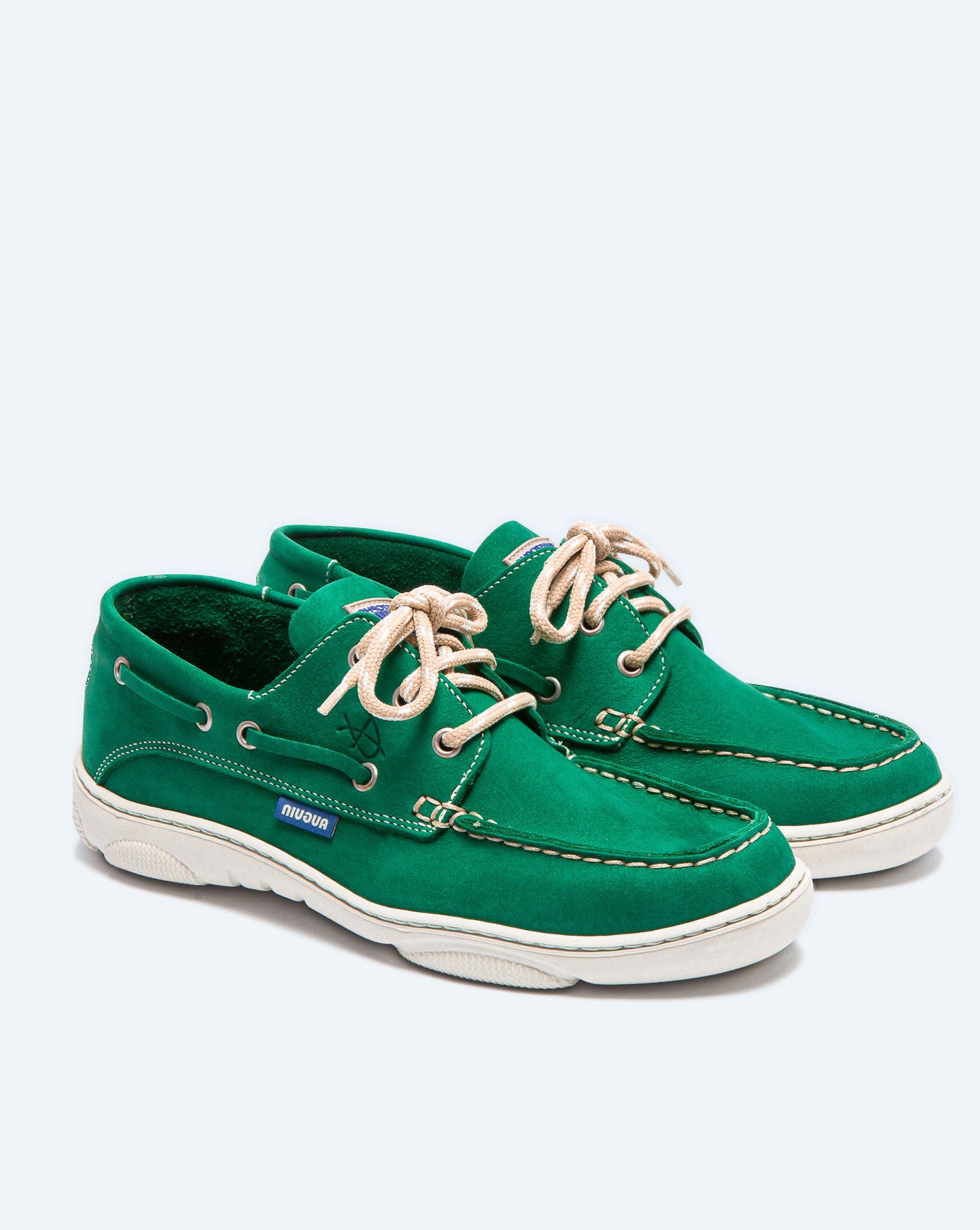 Green hot sale boat shoes